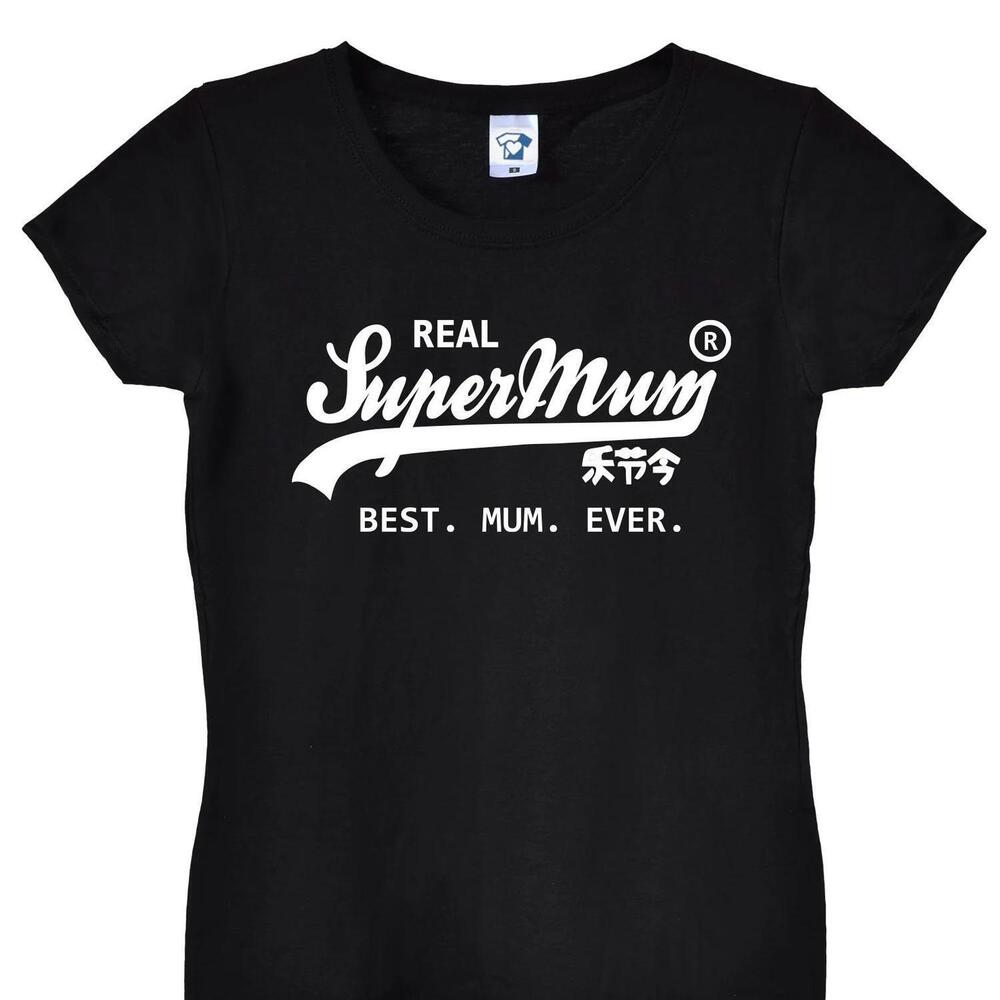 Cute Super Mum T Shirt, Mothers Day Gift Idea, Themed Best  t-shirt